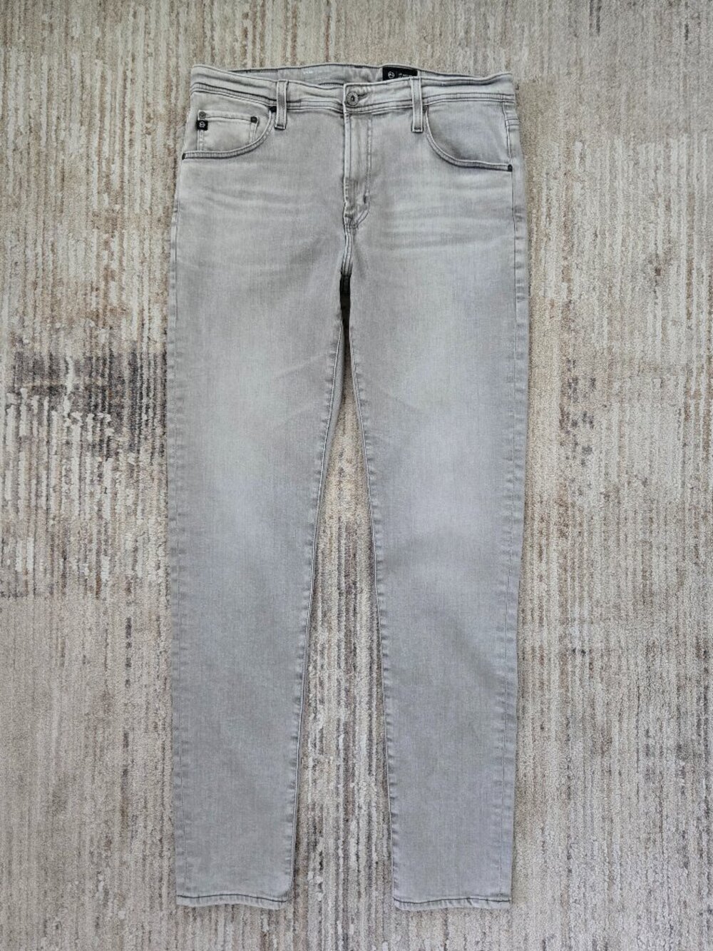 Adriano Goldschmied Dylan Slim Skinny Jeans Washed Grey Activewear Denim 36W 34L